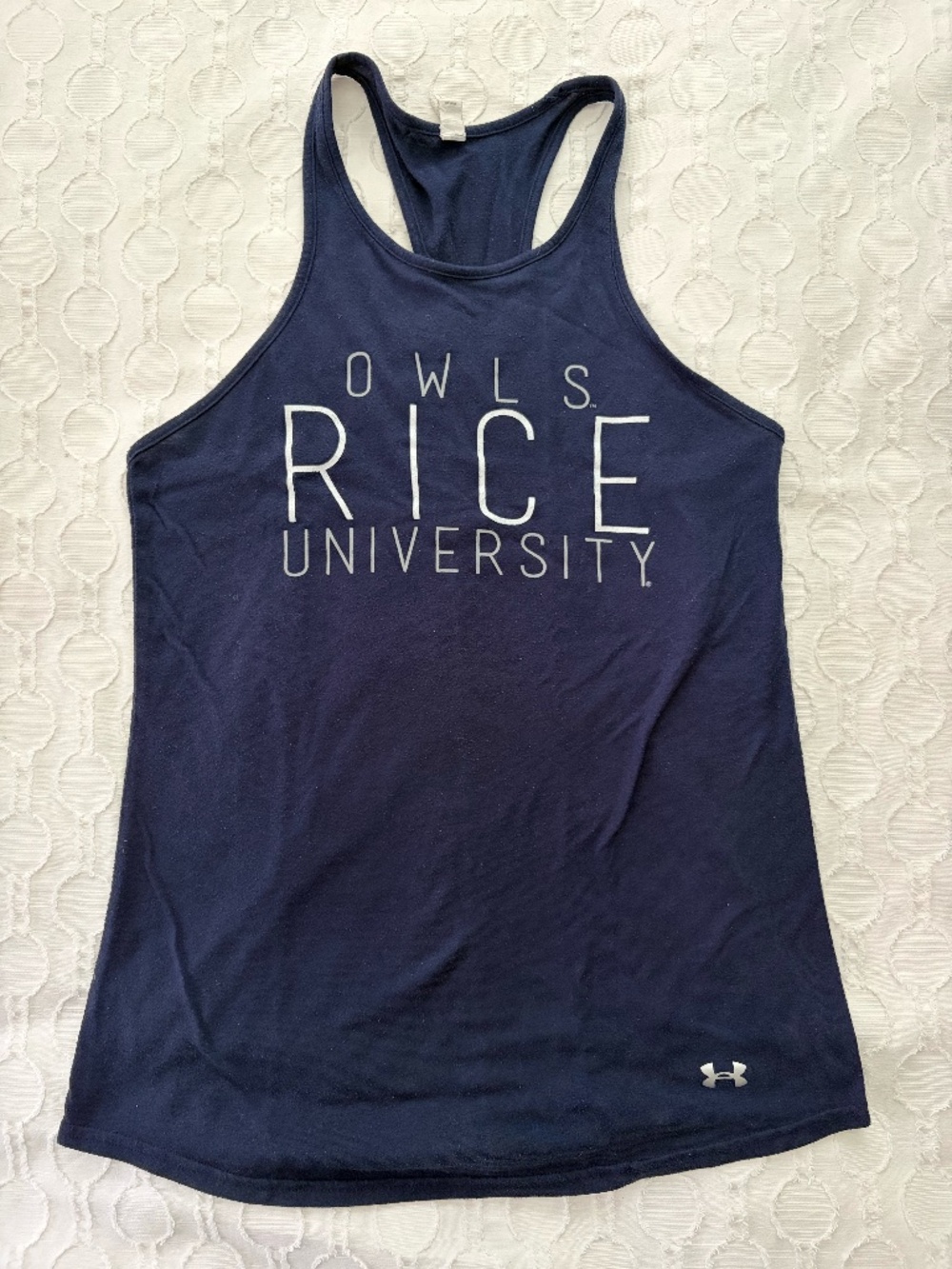 Rice Owls Under Armour Tank, Ladies Small